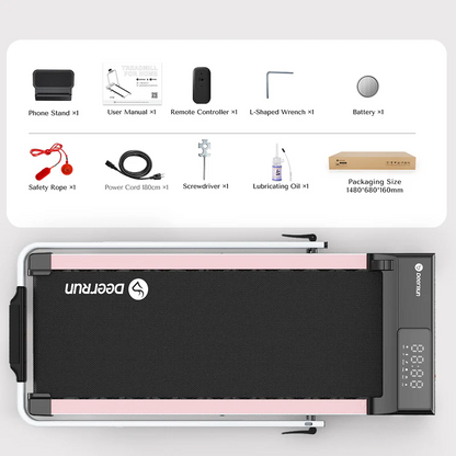 A5 Pro Smart 2-in-1 Folding Treadmill – Compact Walking Pad for Home & Office