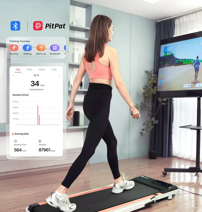 A5 Pro Smart 2-in-1 Folding Treadmill – Compact Walking Pad for Home & Office